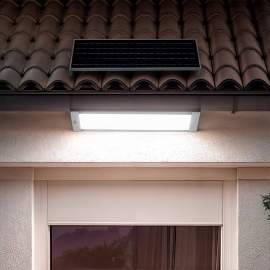 Réglette Solaire LED 20W 62cm IP65 Étanche