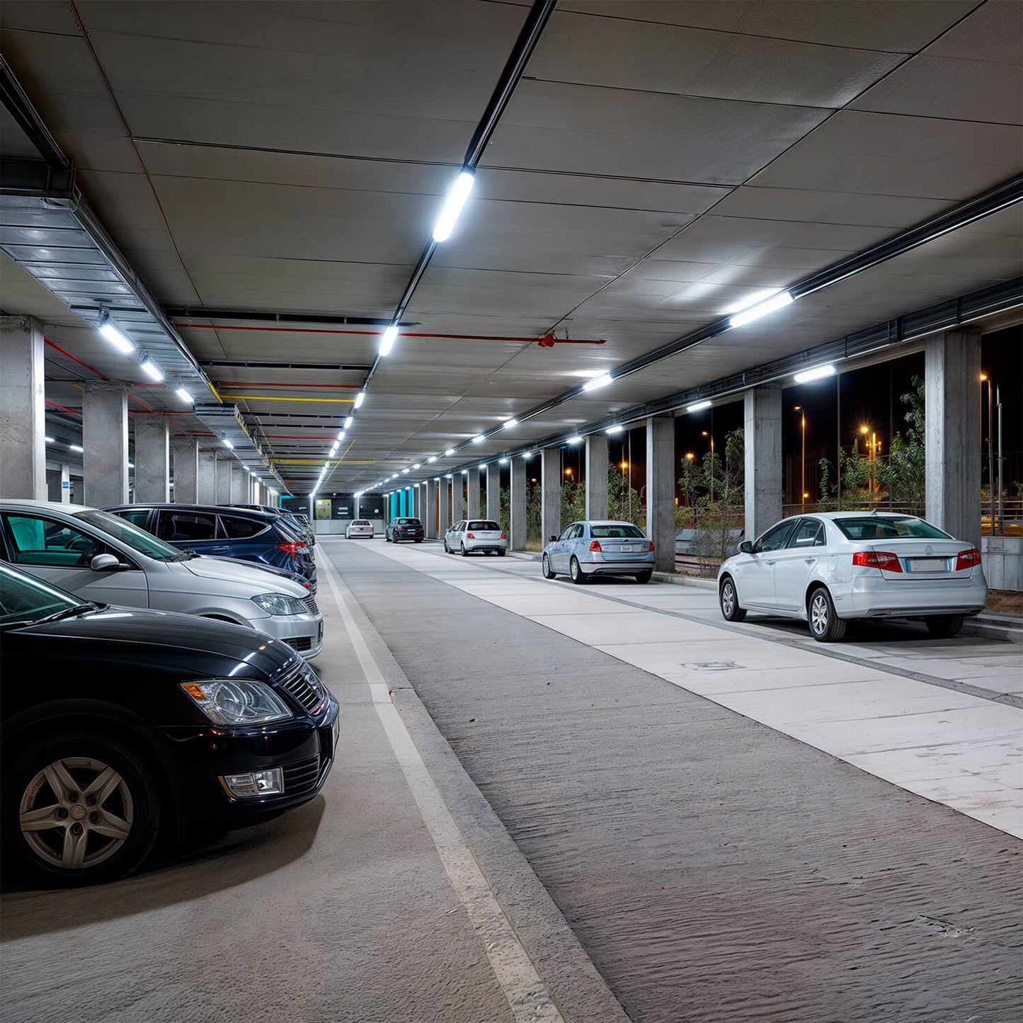 Réglette LED Étanche 60cm IP65 9W IK07 pour Intérieur et Extérieur