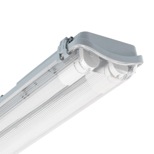 Réglette Étanche Slim 120cm IP65, Double Tube T8, Installation Saillie