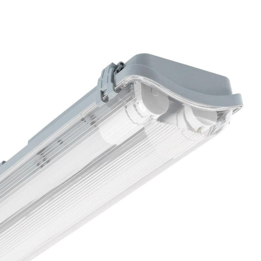 Réglette Étanche Slim 150cm IP65 pour Tubes LED T8, Installation en Saillie
