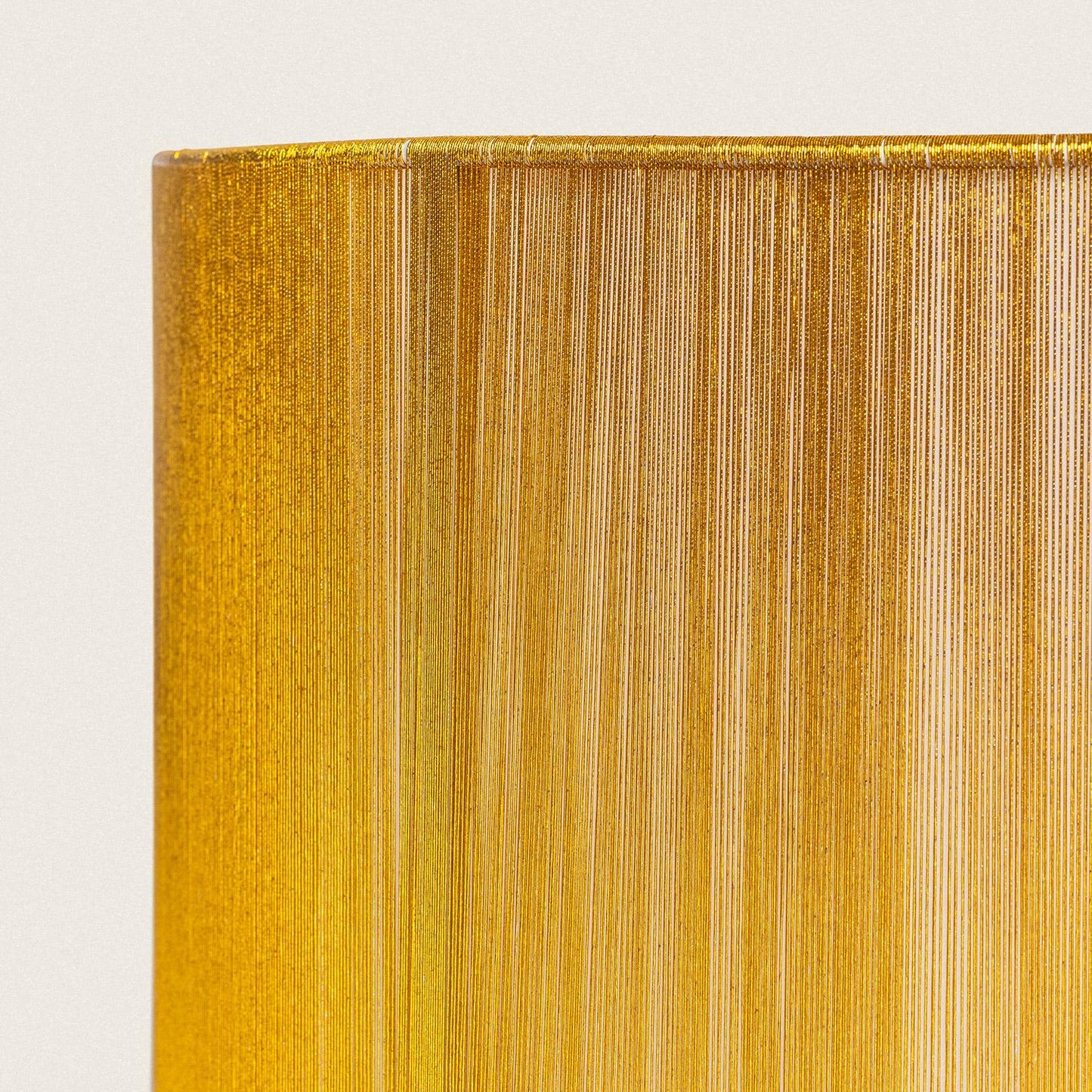 Abat-jour en Nylon Doré IP20 pour Intérieur