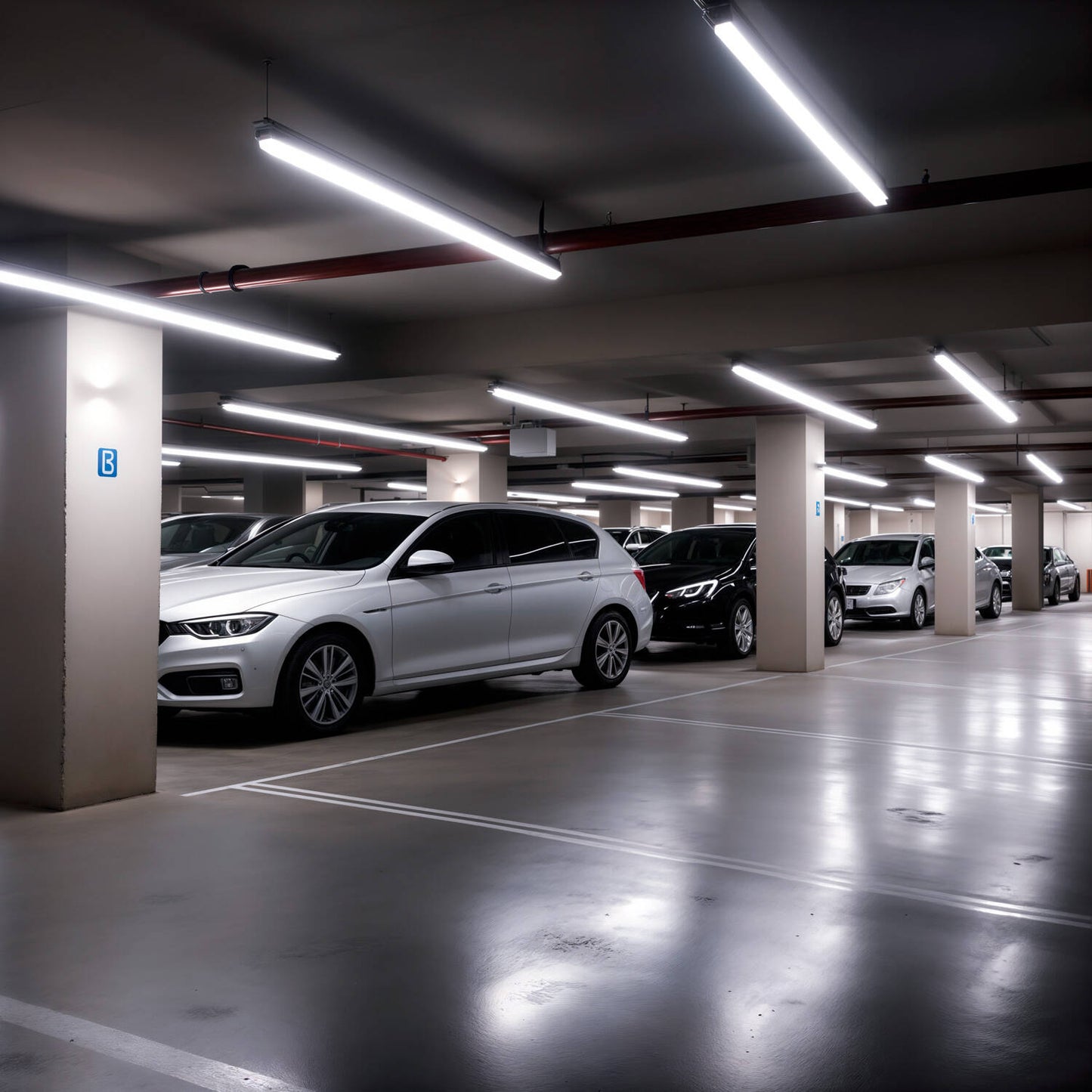 Réglette LED Étanche 120cm 36W avec Détecteur de Mouvement Radar IP65