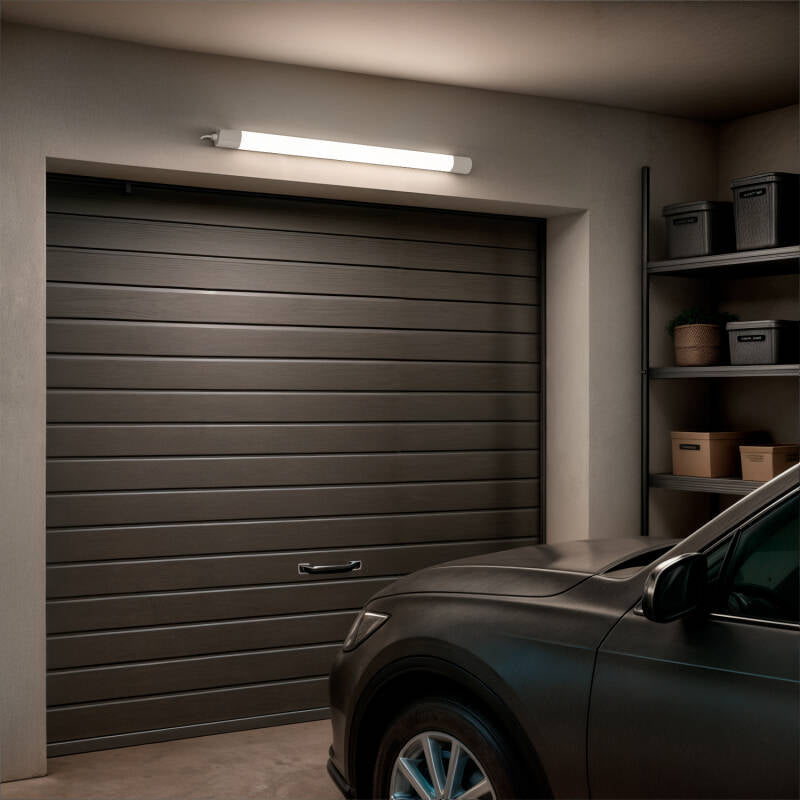Réglette LED Étanche 120cm 36W IP65, Installation en Saillie