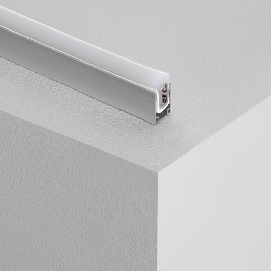 Profilé Aluminium 1m pour Ruban LED 11W/m 220V IP67 Semi-circulaire Extérieur/Intérieur