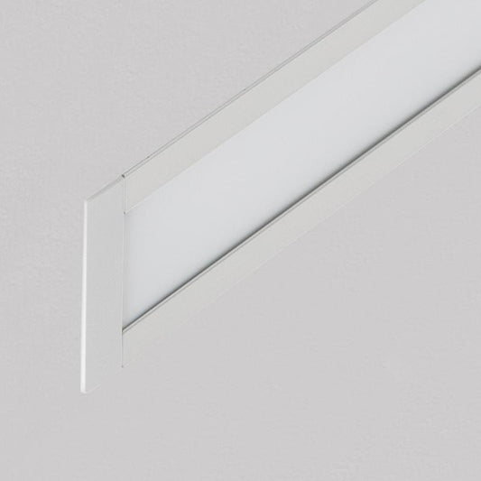 Profilé Aluminium Encastrable 1m pour Rubans LED 10mm, Installation Intérieure