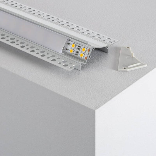 Profilé Aluminium Encastrable pour Ruban LED 20mm - Usage Intérieur