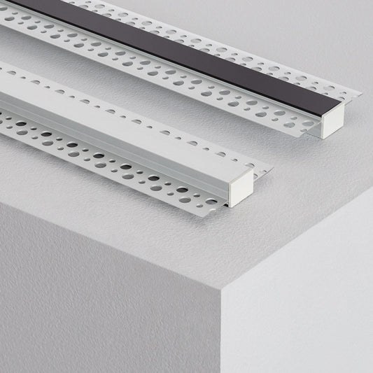 Profilé Aluminium 2m pour Ruban LED, Installation Encastrée, Intérieur