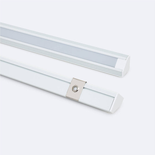 Profilé Aluminium en Saillie 2m pour Ruban LED 11 mm