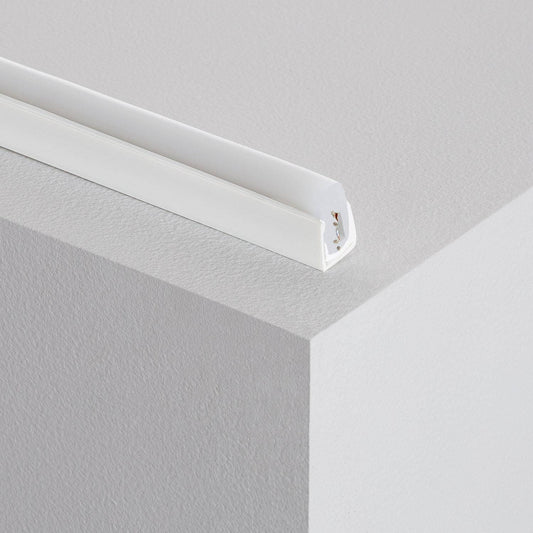 Profilé PVC 1m pour Néon LED Flexible 11W, 220V, 60 LED/m, IP67, Semi-circulaire