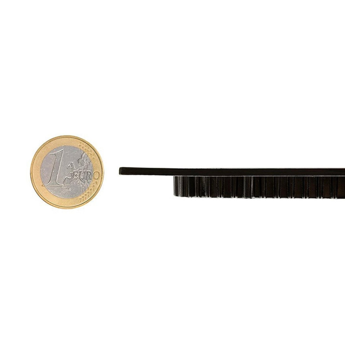 Dalle LED Ronde 12W Noire, IP20, Ø155 mm, Installation Encastrée