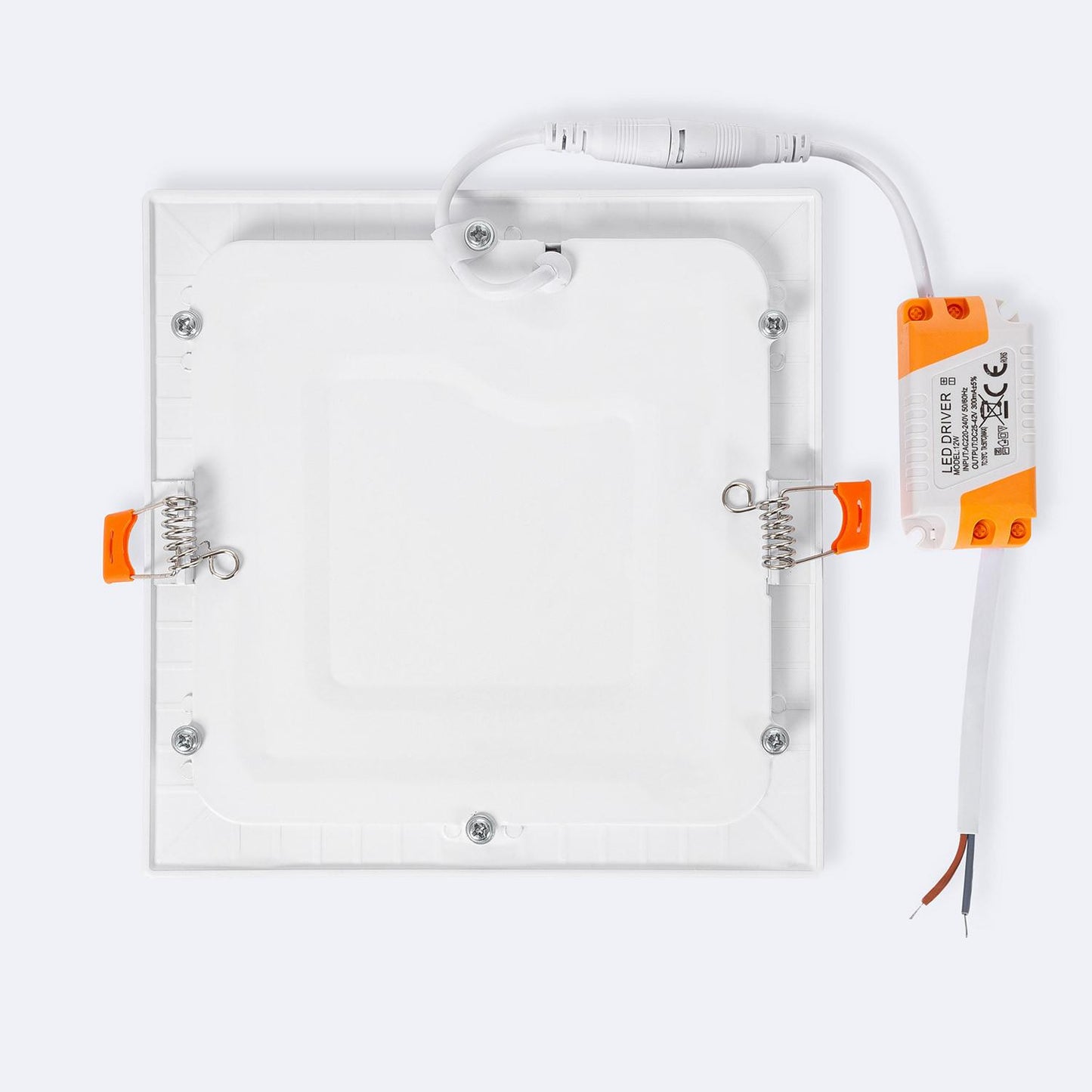 Dalle LED Encastrée 12W Carrée IP20 850lm pour Intérieur