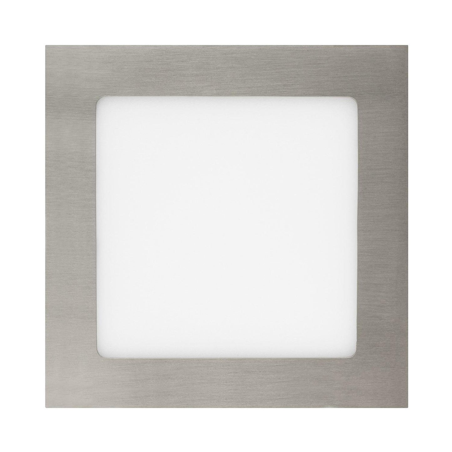 Dalle LED Carrée 12W IP20 Encastrée 152x152mm, Aluminium Argenté