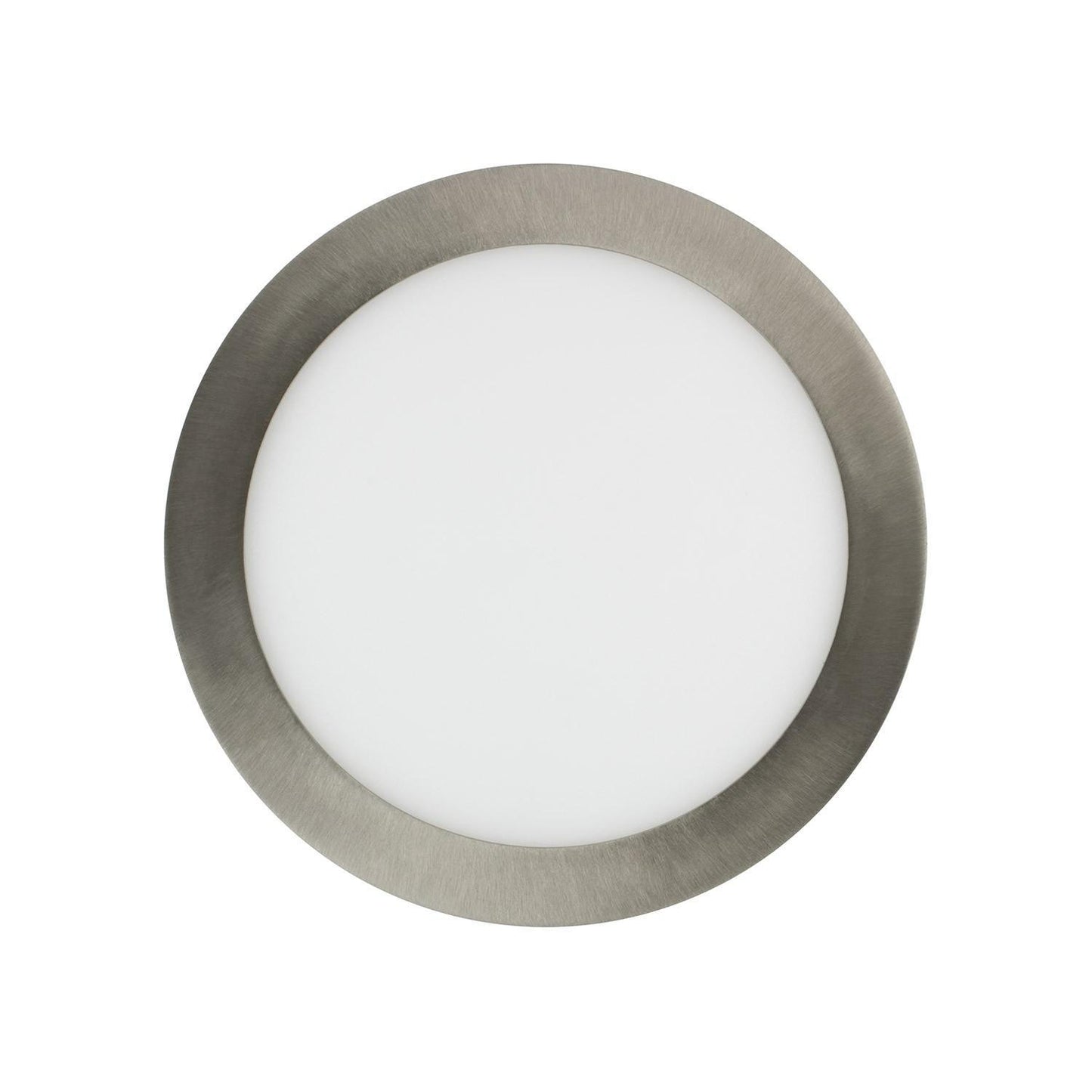 Dalle LED Ronde 15W Extra-Plate Argentée IP20