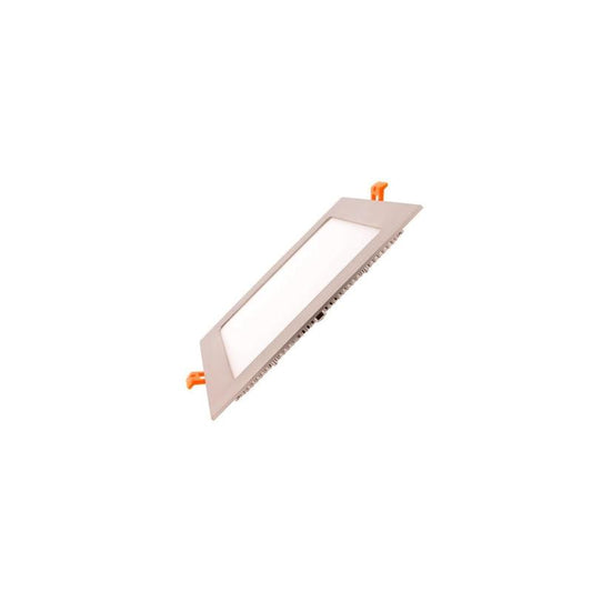 Dalle LED Carrée 15W Encastrée IP20 Aluminium Argenté
