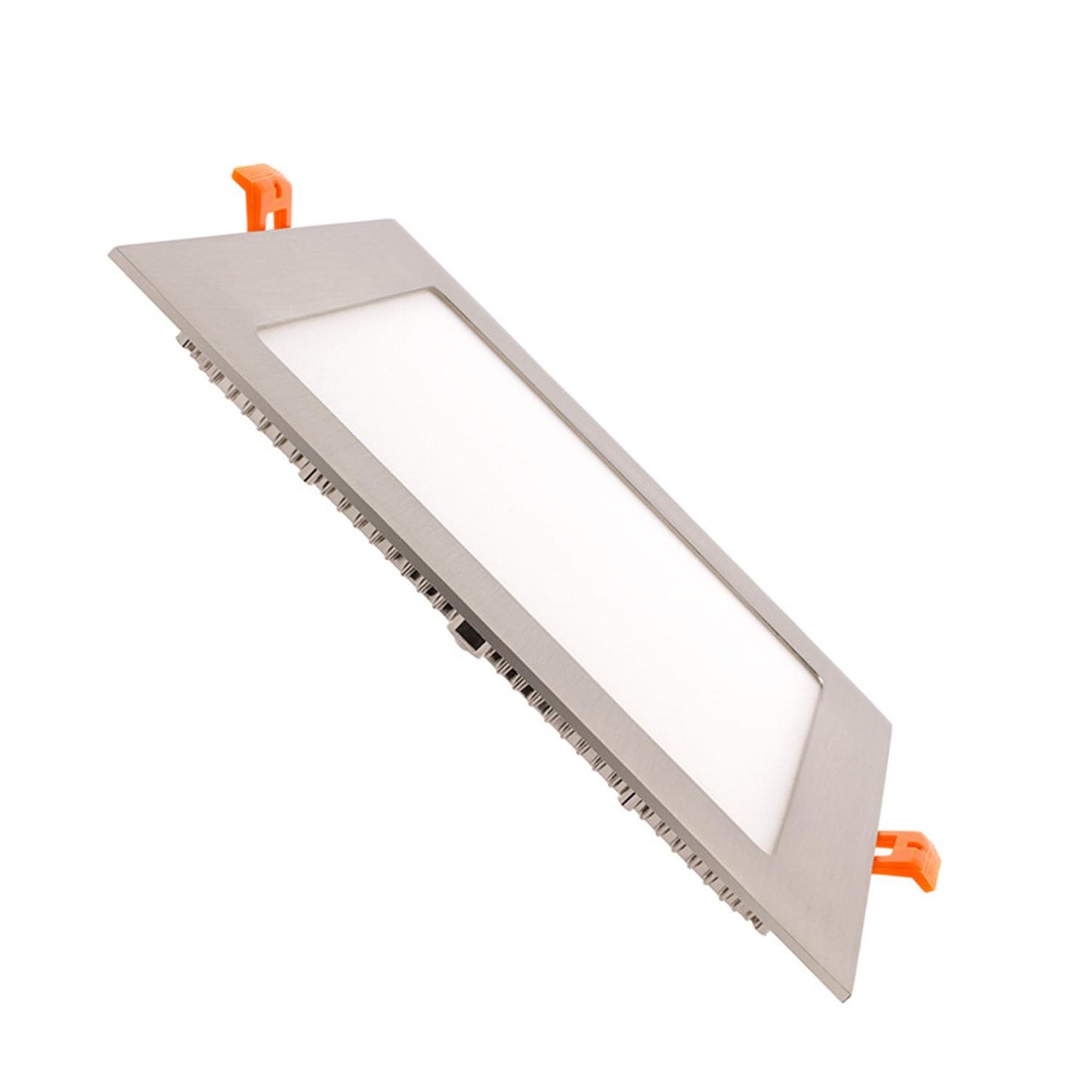 Dalle LED Carrée 15W Encastrée IP20 Aluminium Argenté