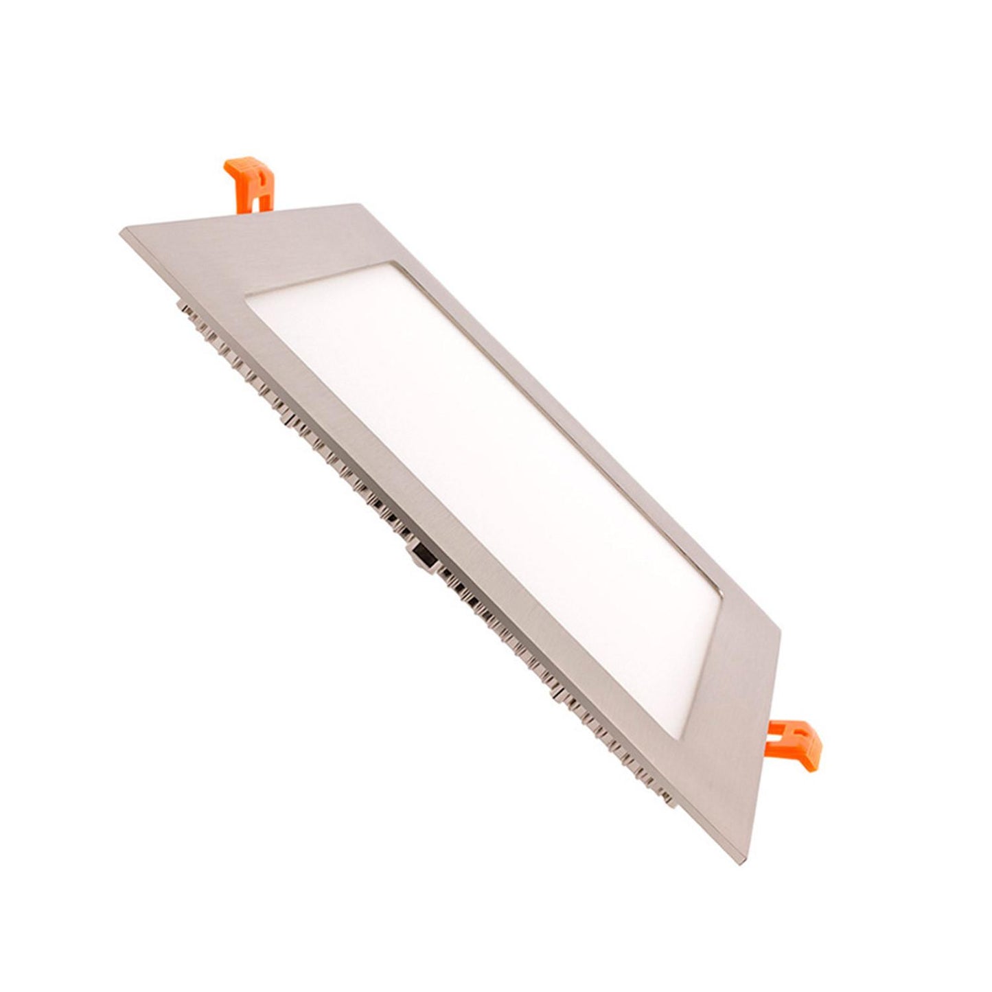 Dalle LED Carrée 15W Encastrée IP20 Aluminium Argenté
