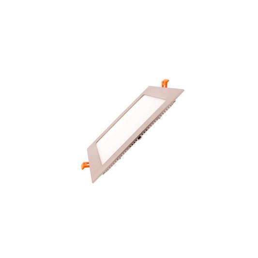 Dalle LED Carrée 15W Encastrée IP20 Aluminium Argenté