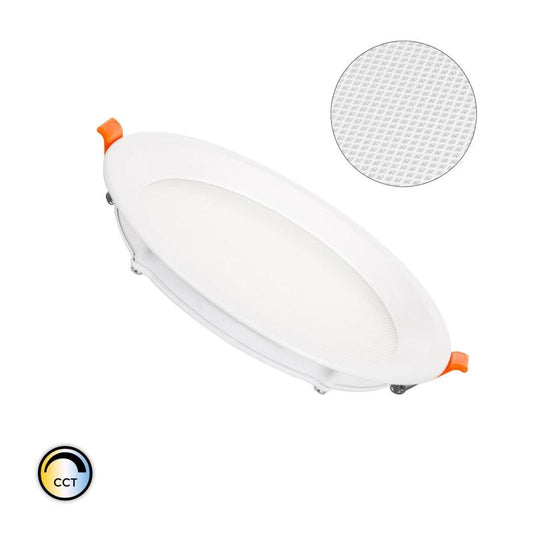 Dalle LED Encastrée 16W Ronde IP40 Non-Dimmable pour Intérieur