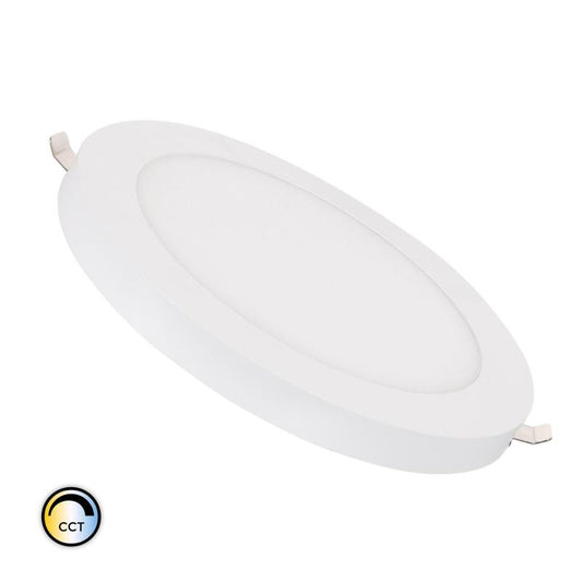Dalle LED Ronde 18W, Coupe Ajustable Ø75-210 mm, IP20, UGR 19