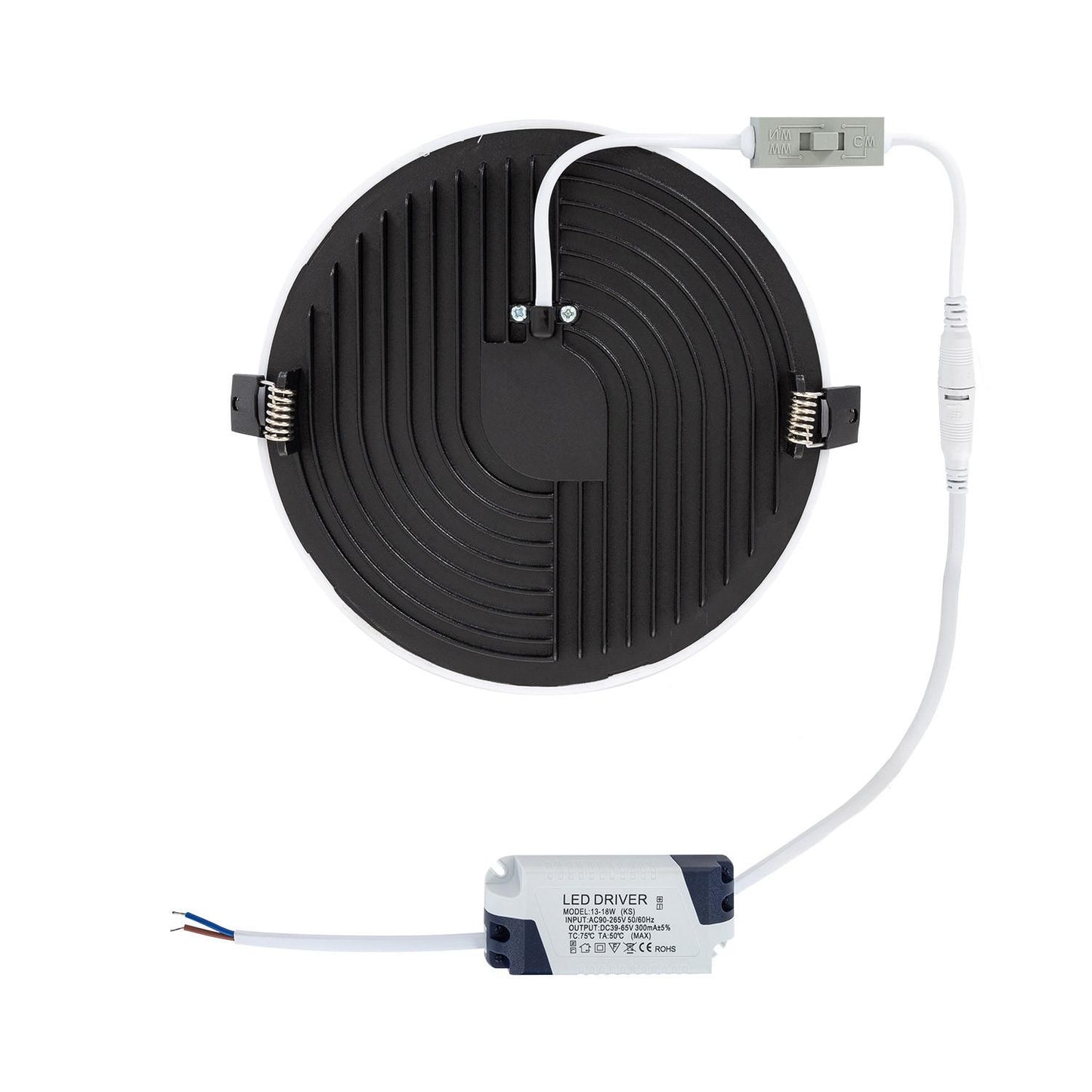Dalle LED Ronde 18W Surface, Ø 160 mm, IP54, Non Dimmable
