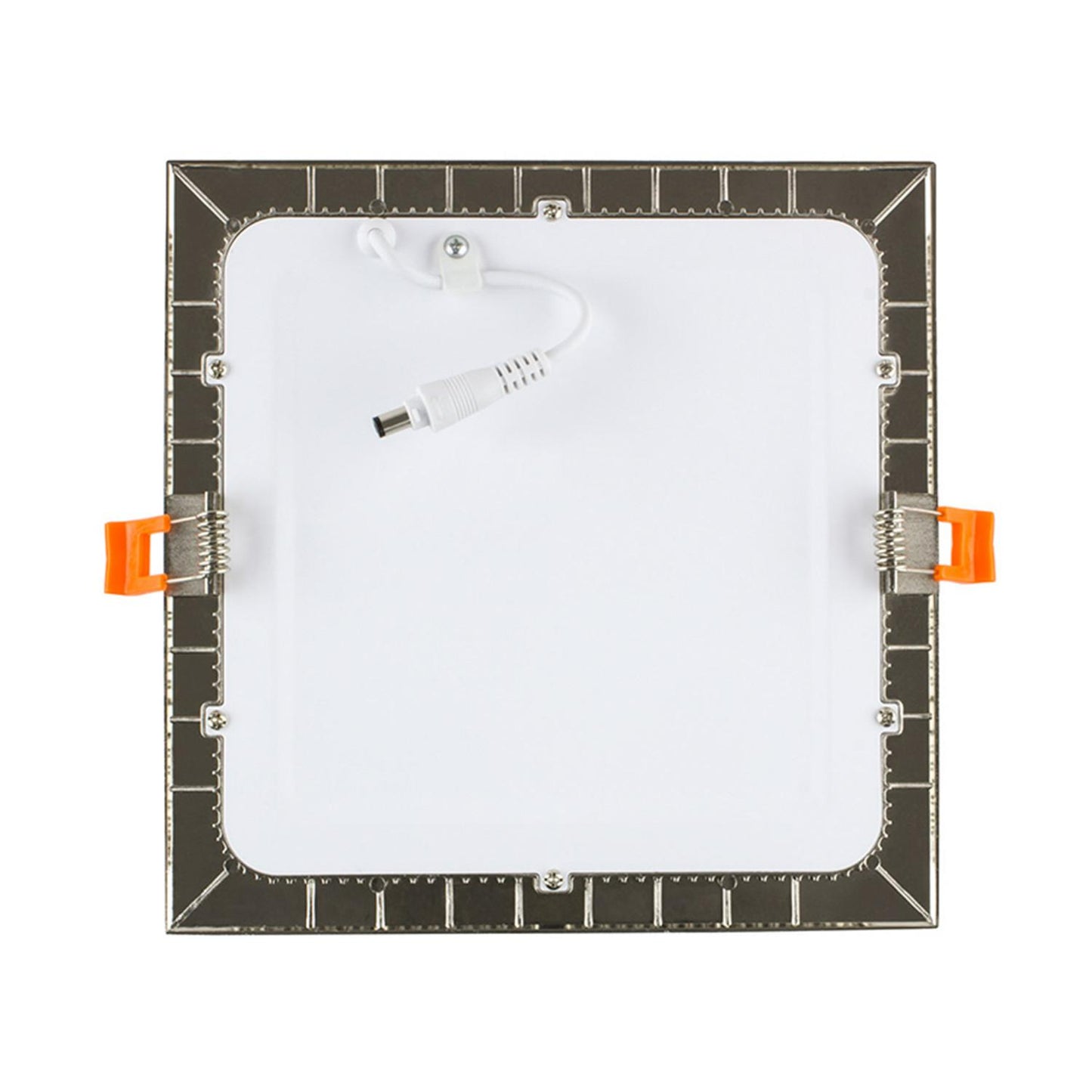 Dalle LED Carrée 18W Encastrée Argentée IP20 IK05