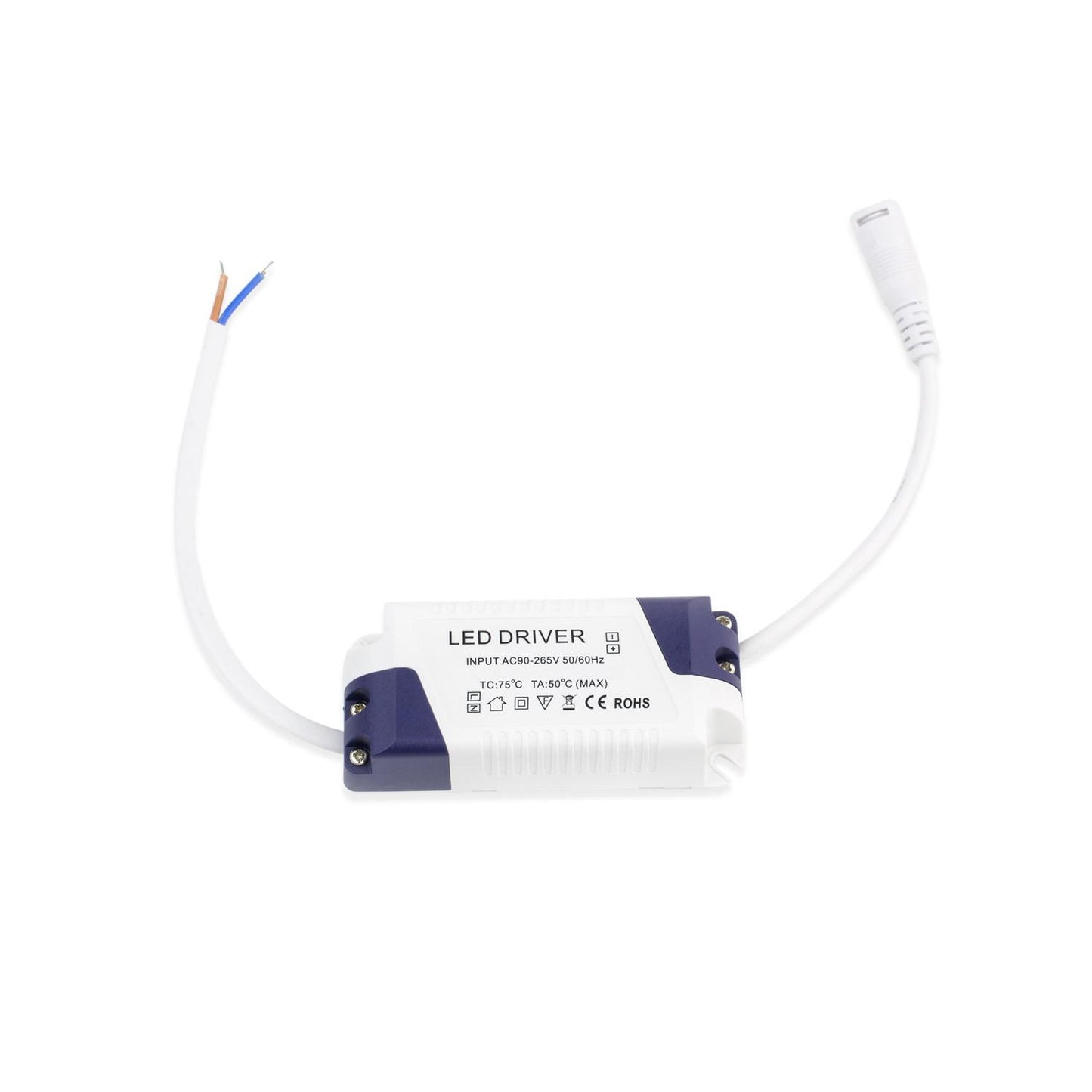 Dalle LED Carrée 18W Encastrée Argentée IP20 IK05