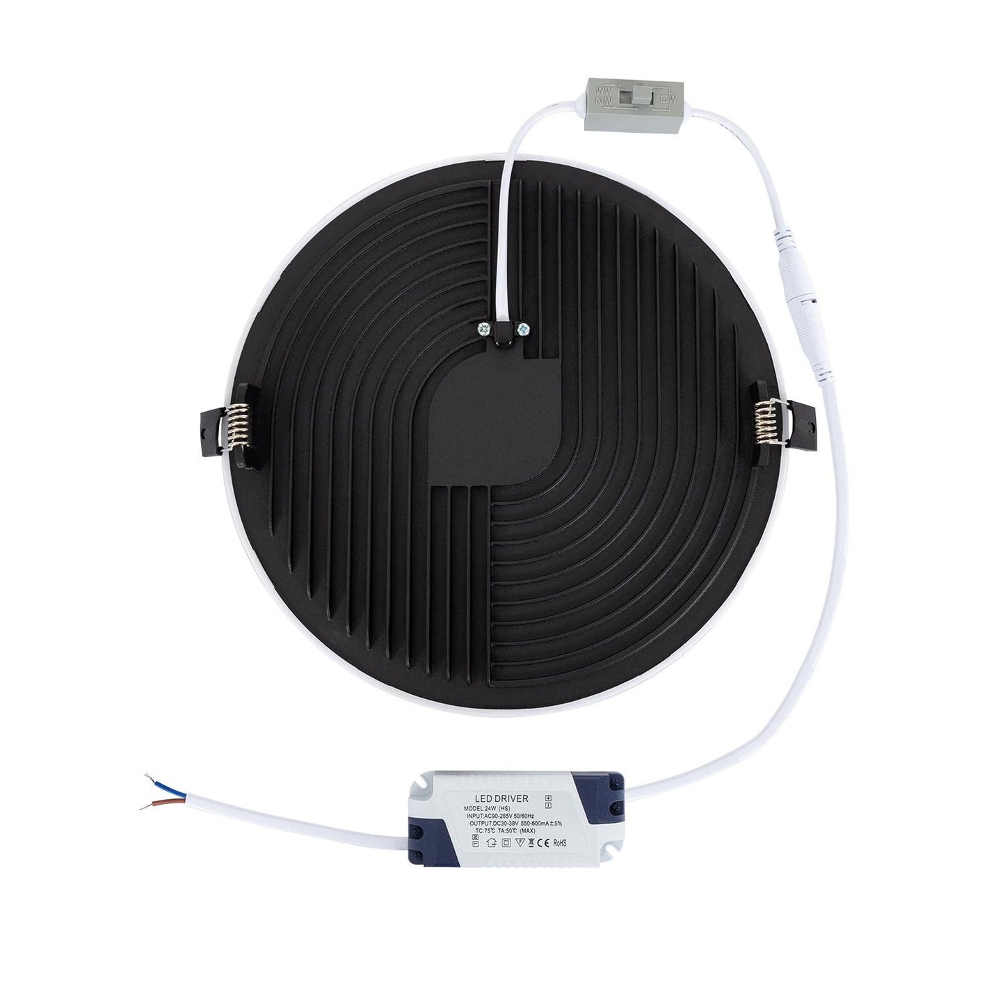 Dalle LED 24W Ronde Surface Ø 200 mm IP54 Non Dimmable