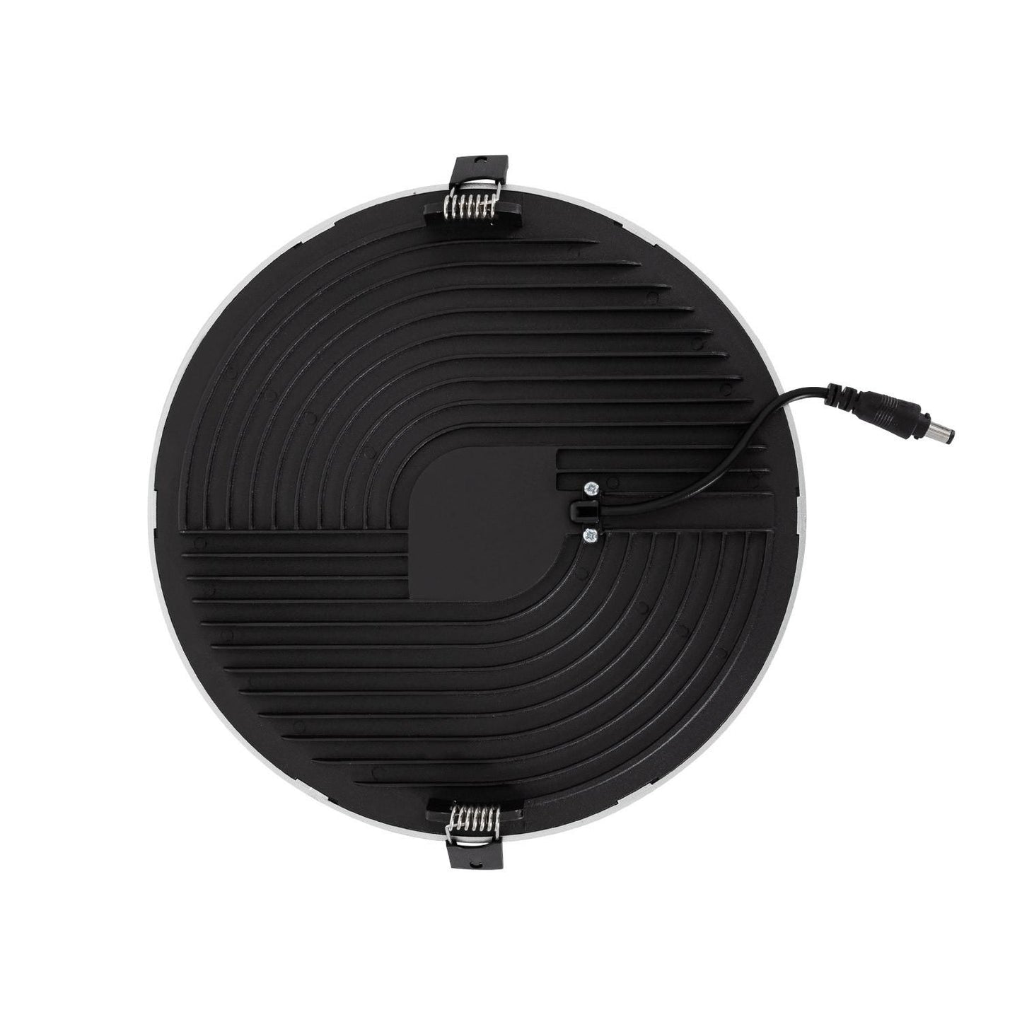 Dalle LED Ronde 30W Surface Encastrée, IP40, Ø205mm, UGR 19, Grise