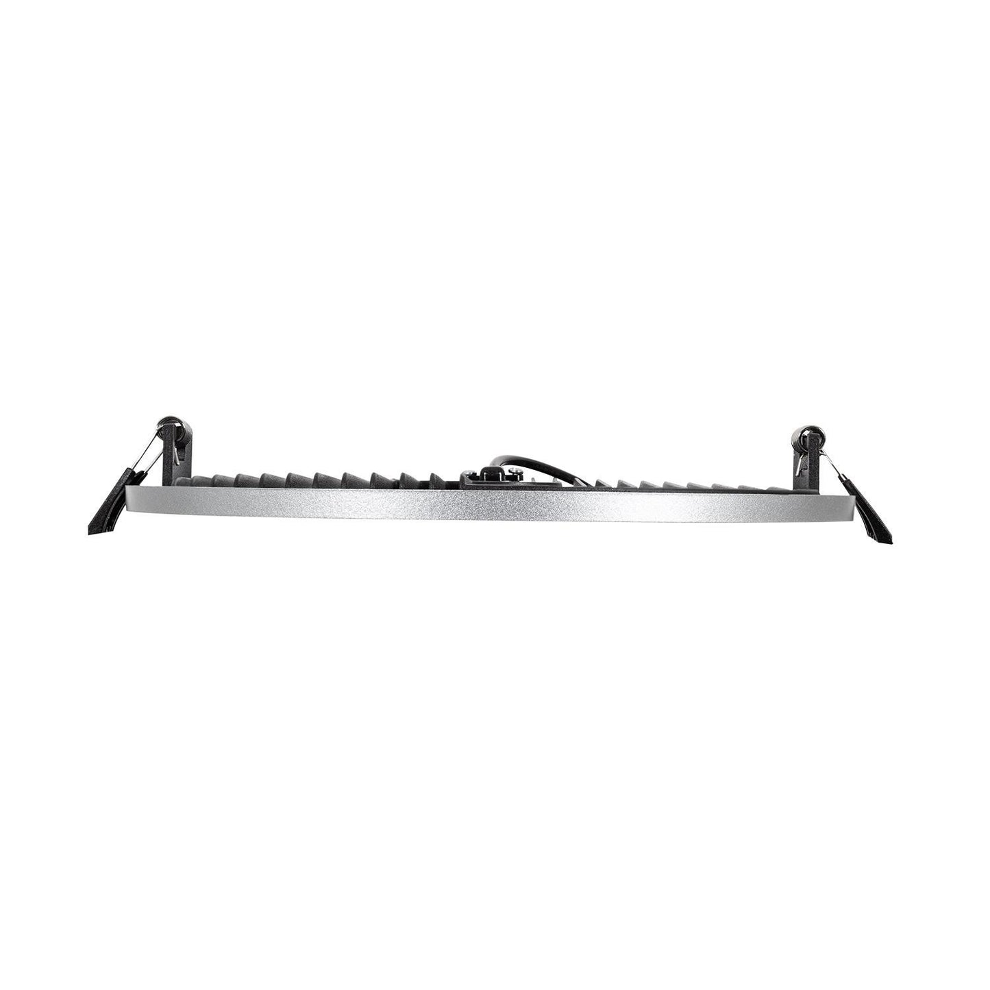 Dalle LED Ronde 30W Surface Encastrée, IP40, Ø205mm, UGR 19, Grise