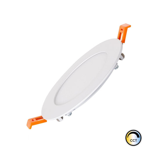 Dalle LED Encastrée 6W Ronde IP20 Dimmable avec Télécommande