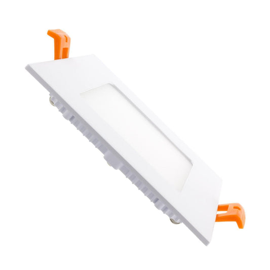 Dalle LED Carrée 6W, Installation Encastrée, IP20, IK05, Non Dimmable