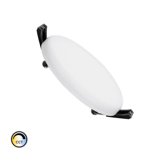 Dalle LED Ronde 8W Surface Slim, Coupe Ø 75mm, IP54, Installation Encastrée