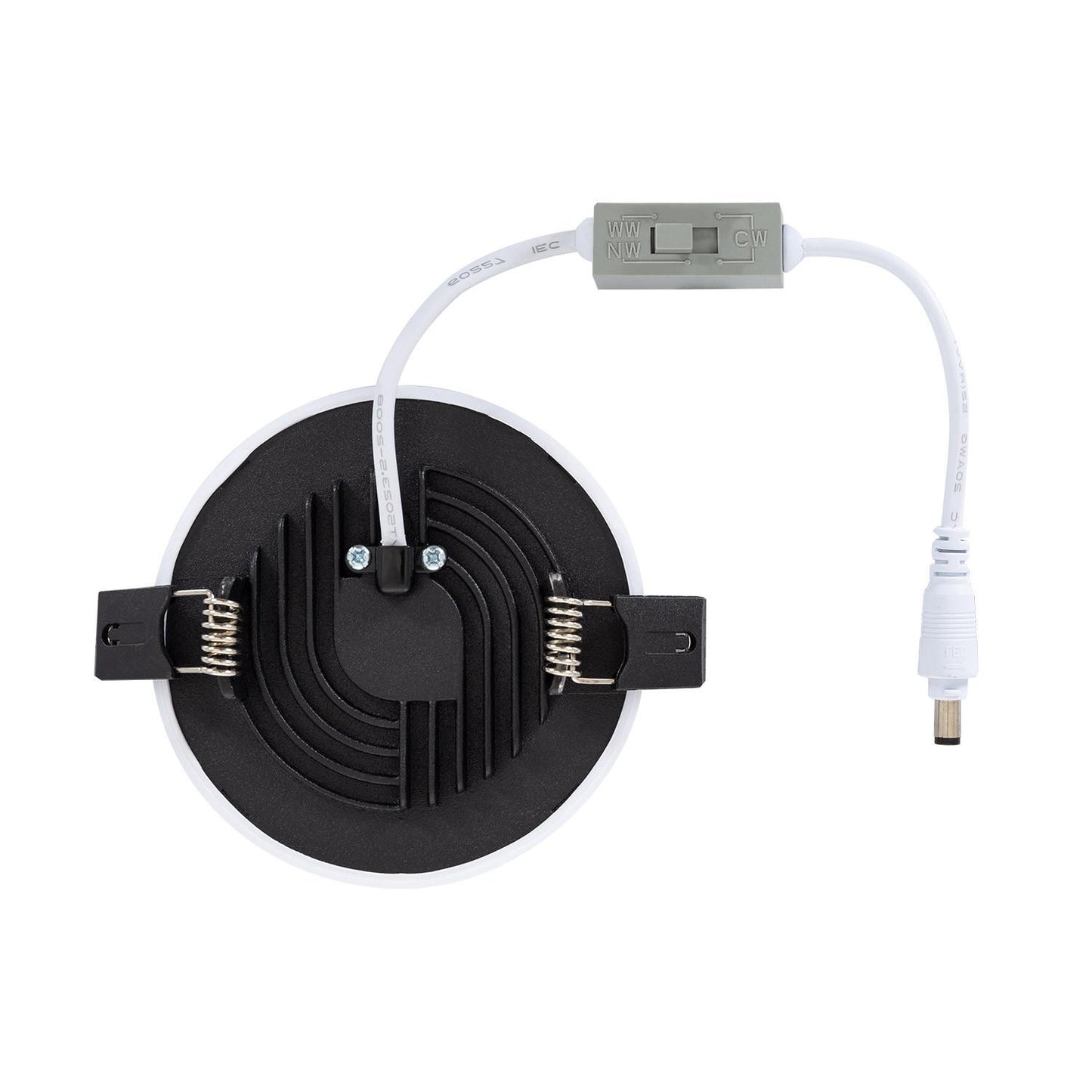 Dalle LED Ronde 8W Surface Slim, Coupe Ø 75mm, IP54, Installation Encastrée