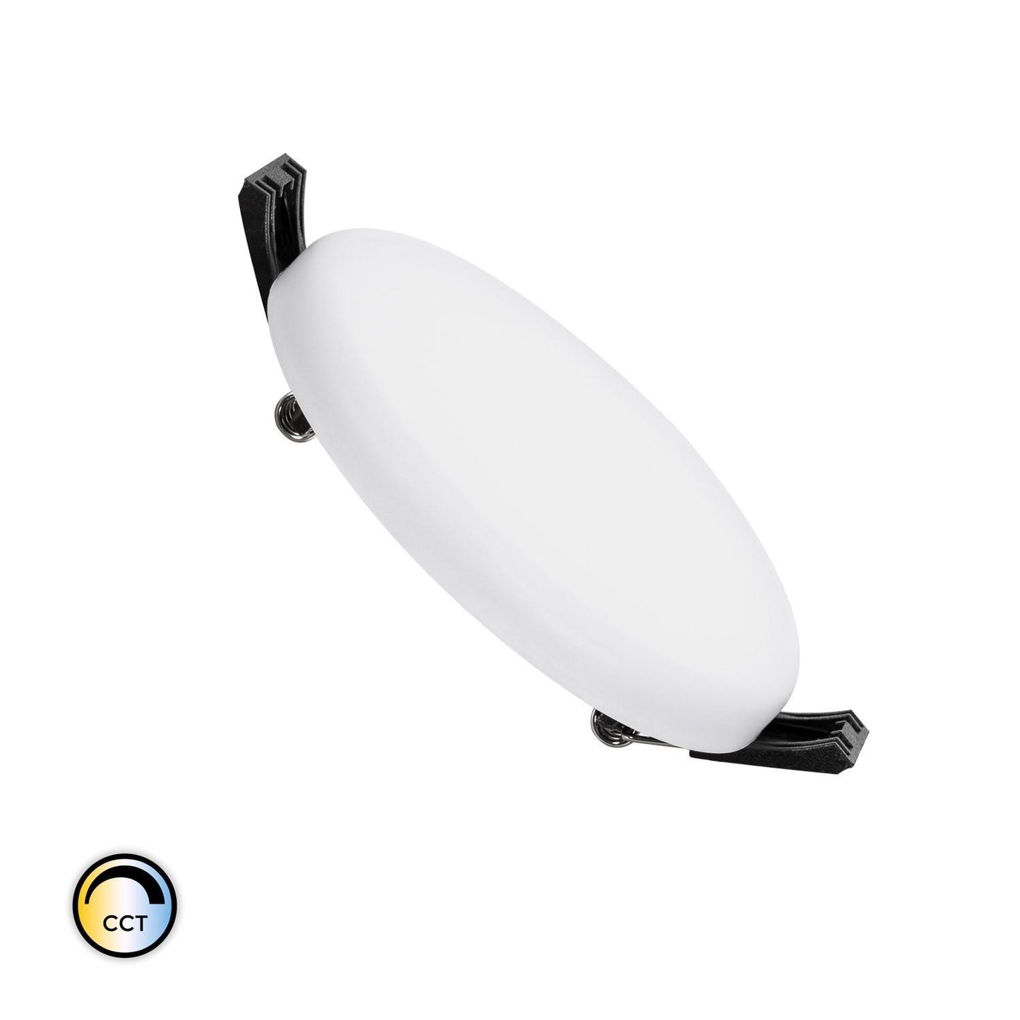 Dalle LED Ronde 8W Surface Slim, Coupe Ø 75mm, IP54, Installation Encastrée