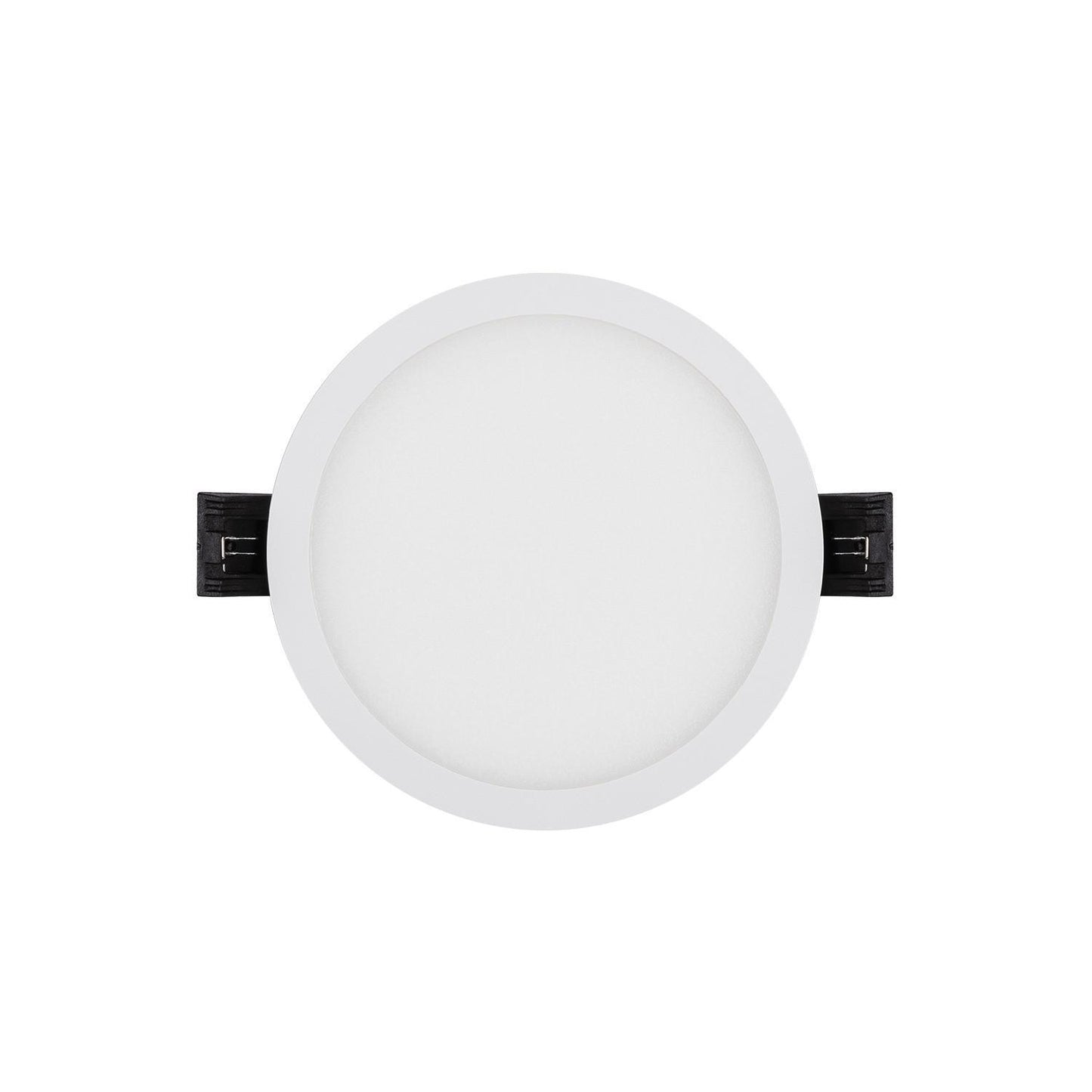 Dalle LED Ronde 8W, Ø 75mm, IP44, Luminosité 960 lm, Installation Encastrée