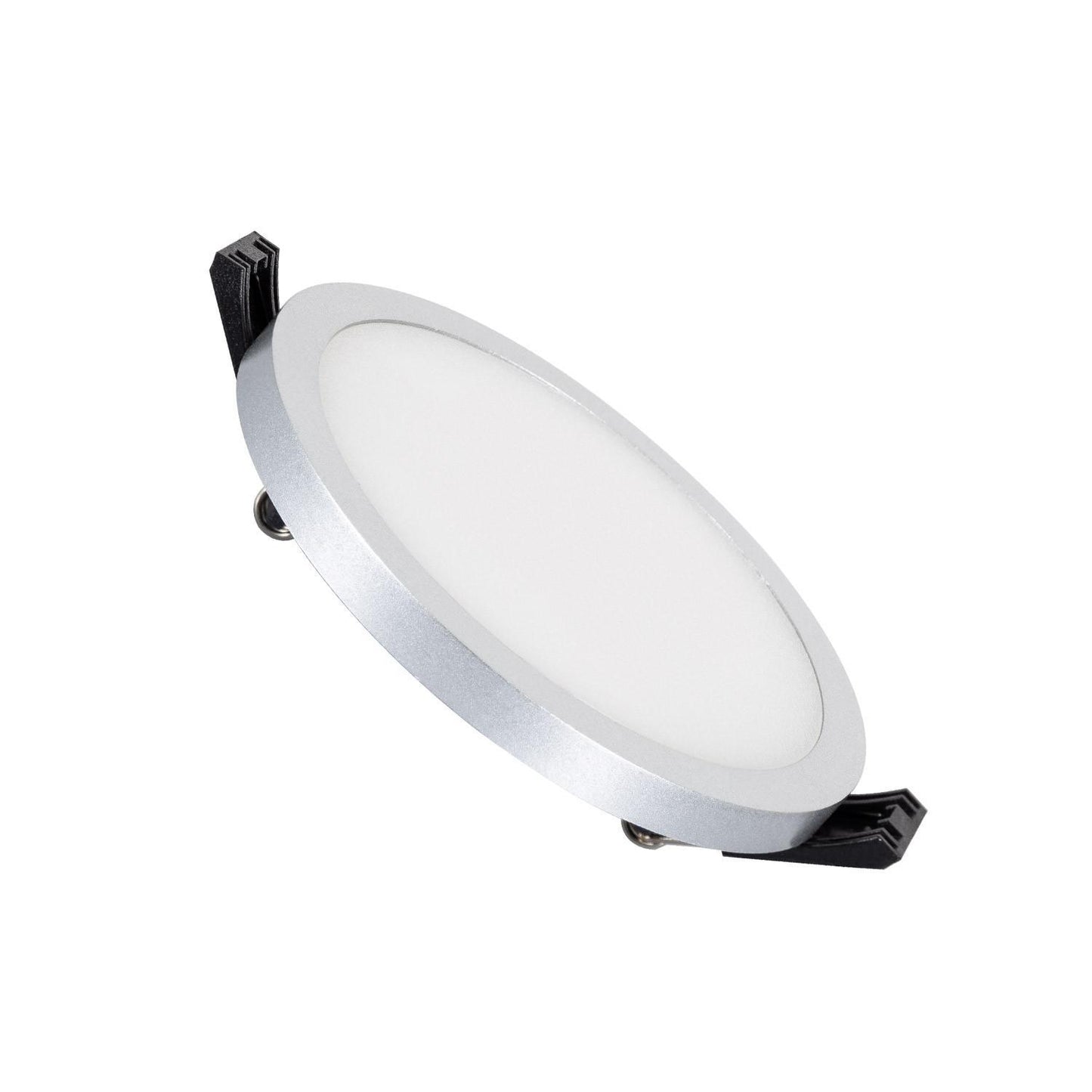 Dalle LED Ronde 8W Surface Grise, Ø75mm, IP40, Non-Dimmable