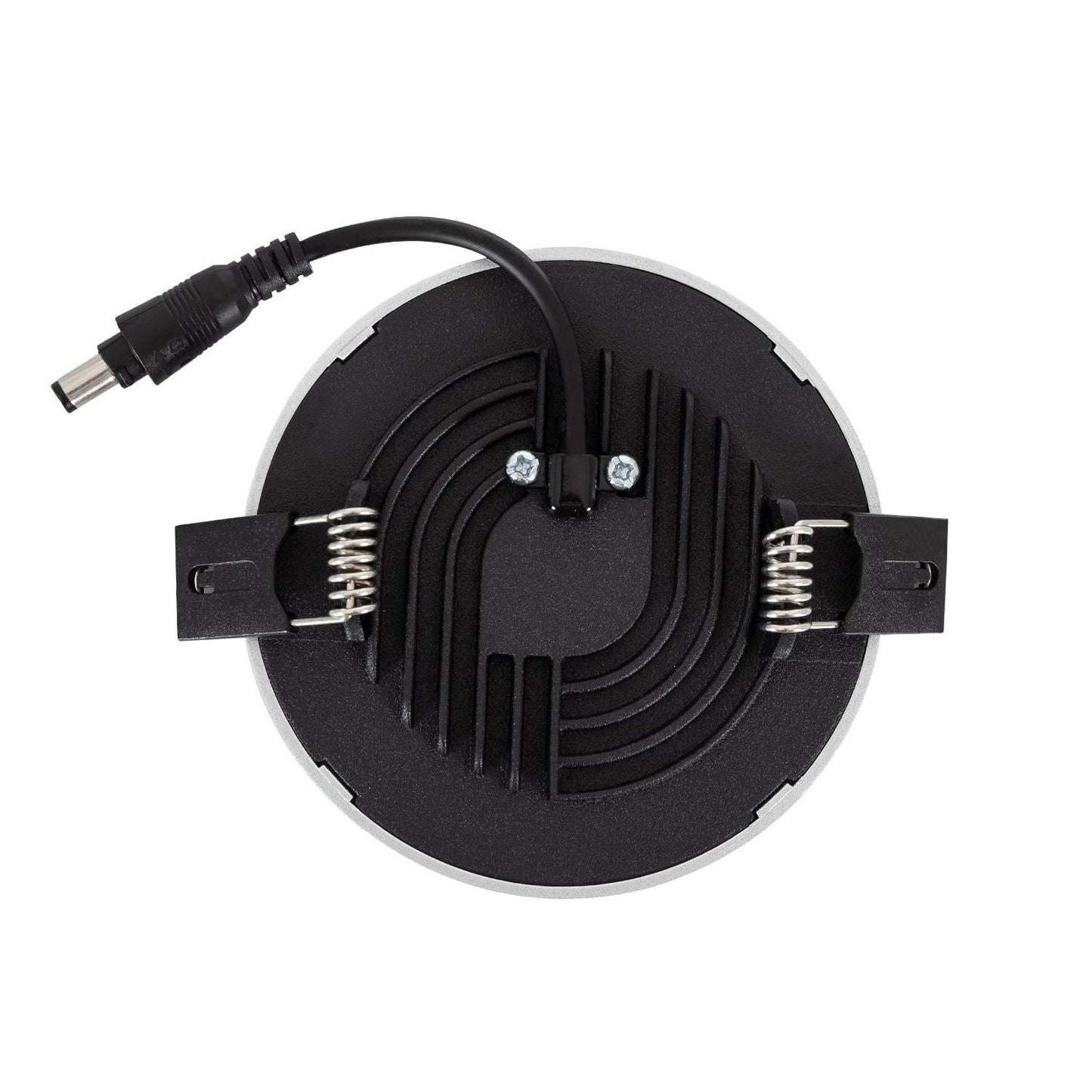Dalle LED Ronde 8W Surface Grise, Ø75mm, IP40, Non-Dimmable