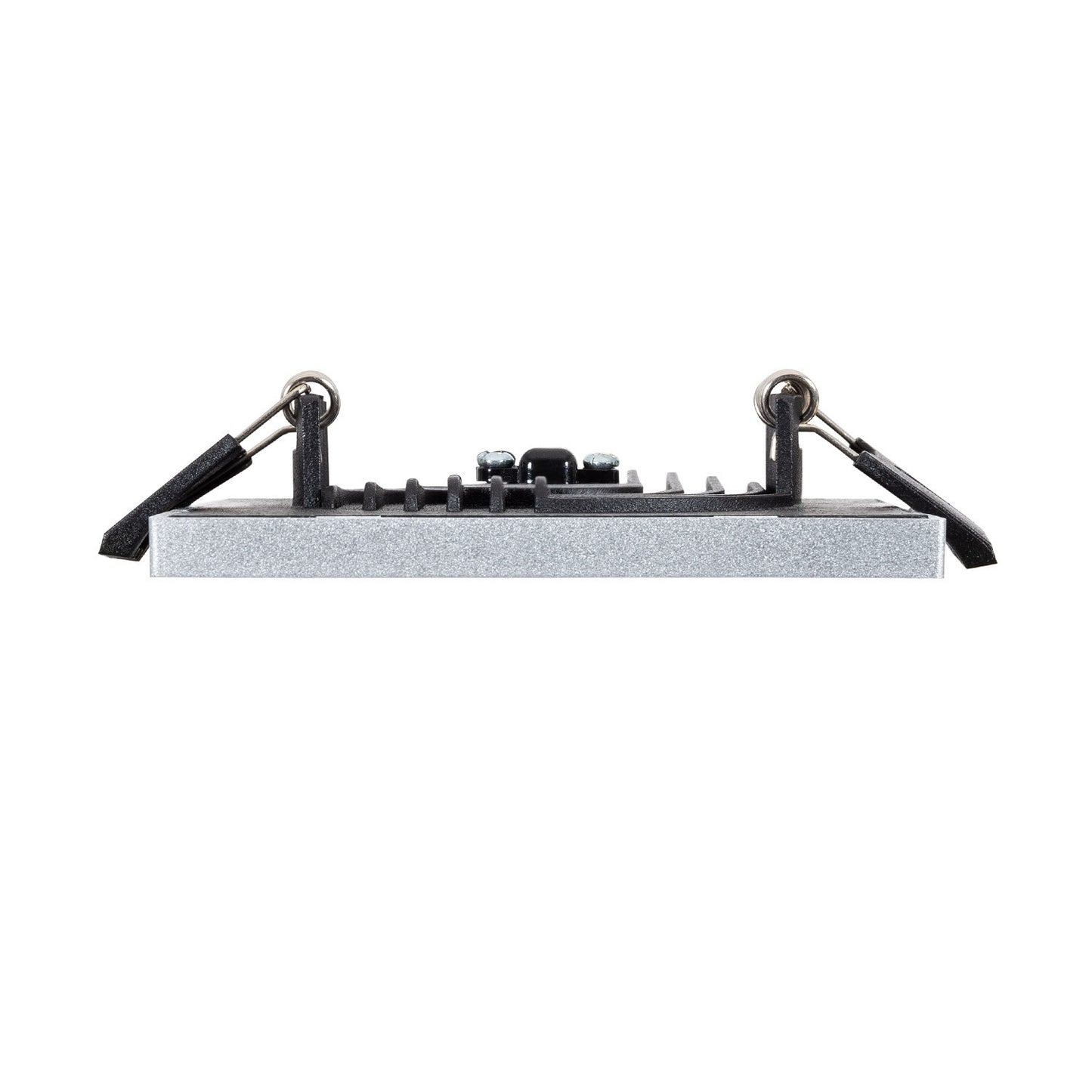 Dalle LED Carrée 8W High Lumen, IP44, IK05, Installation Encastrée, Argentée