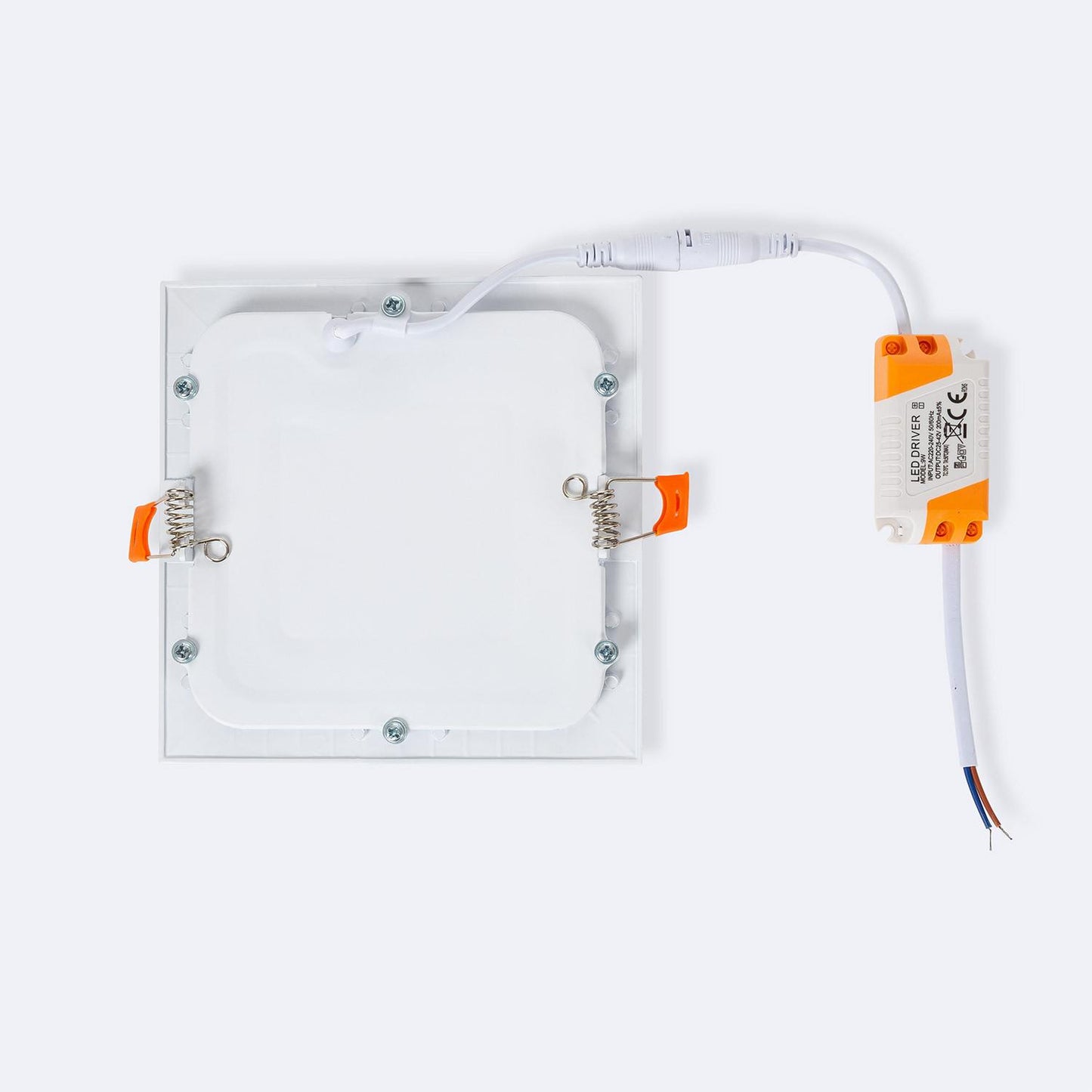 Dalle LED Carrée 9W Encastrée, IP20, 135x135 mm - Pack de 2