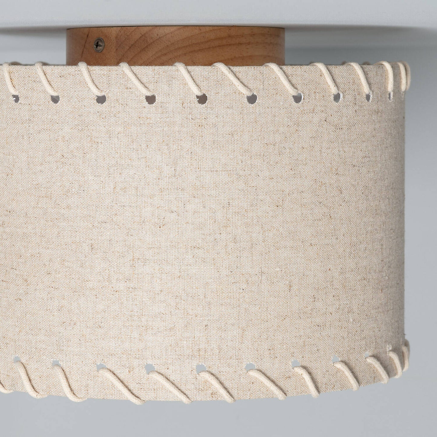 Plafonnier Rond en Tissu Ø250 mm, IP20, Installation en Saillie
