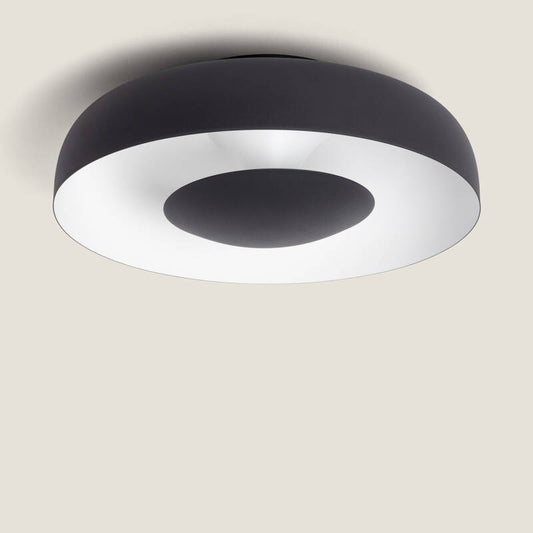 Plafonnier LED 20W Noir IP20 1200lm pour Intérieur