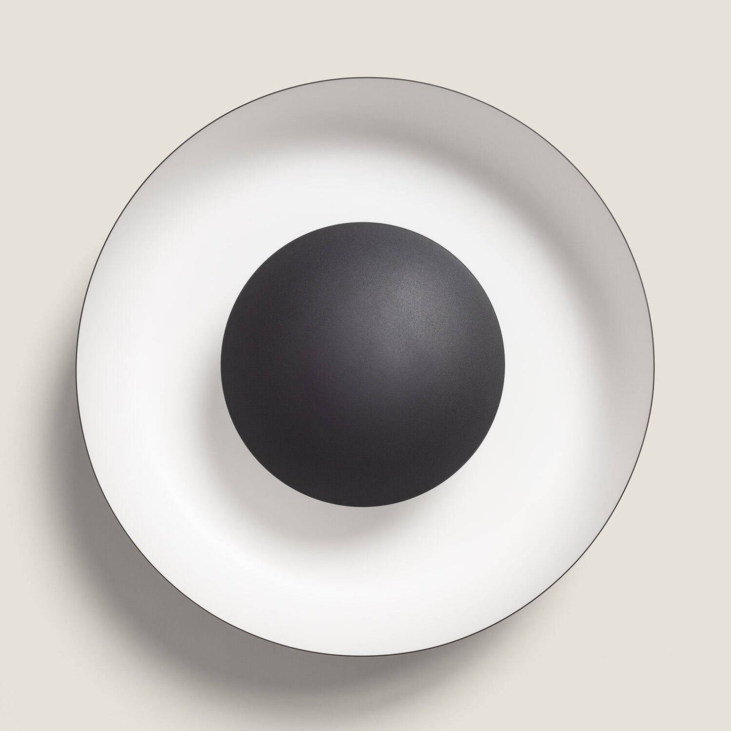 Plafonnier LED 20W Noir IP20 1200lm pour Intérieur