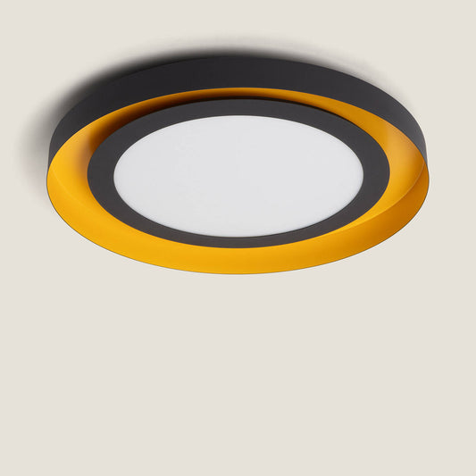 Plafonnier LED 30W Noir Mat IP20 1500lm