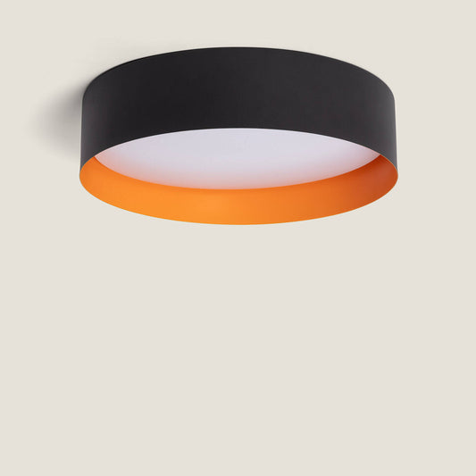 Plafonnier LED 30W Noir IP20 1590lm pour Intérieur