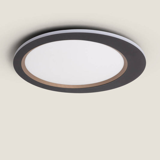 Plafonnier LED 40W Métal Noir IP20 2950 lm