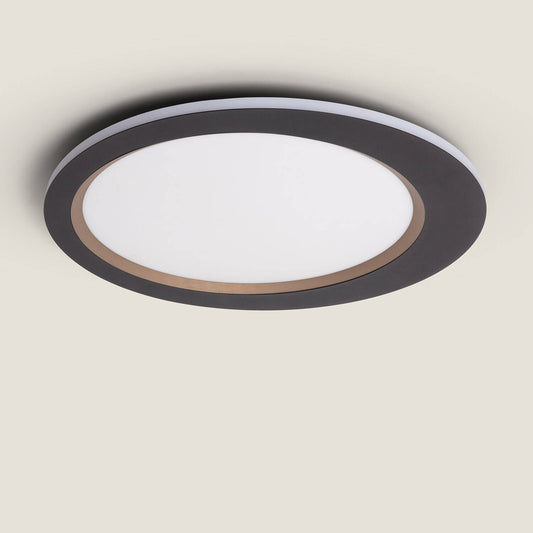 Plafonnier LED 40W Métal Noir IP20 2950 lm