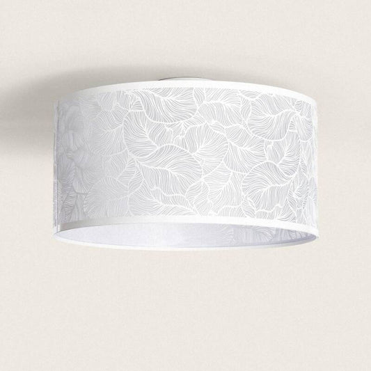 Plafonnier LED Cassandra 40W IP20 en Métal et Tissu