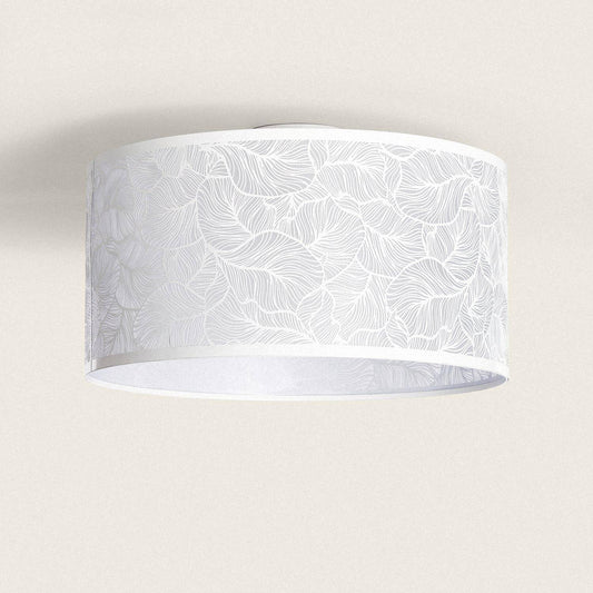 Plafonnier LED Cassandra 40W IP20 en Métal et Tissu