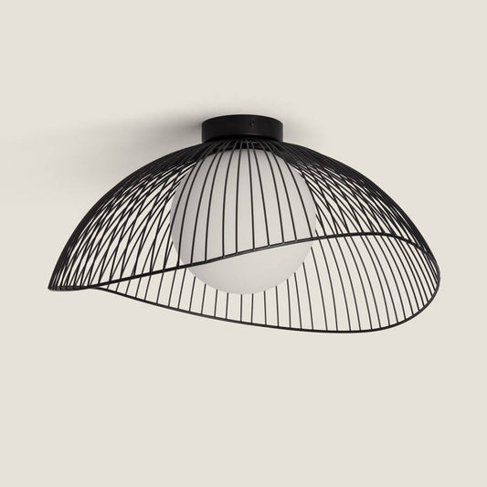 Plafonnier LED Métal et Verre 20W IP20 pour Intérieur