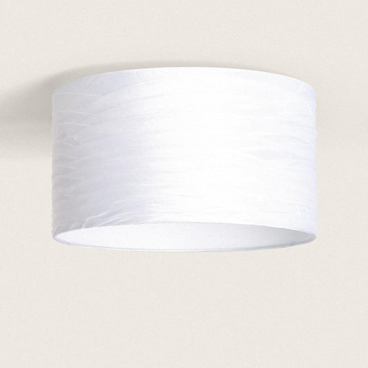 Plafonnier LED Marissa 40W IP20 en Métal et Tissu pour Intérieur